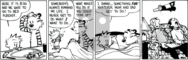Calvin and Hobbes on Monday October 13, 2014 Comic Strip