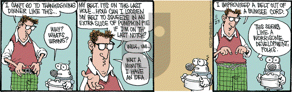 Monty on Thursday November 23, 2017 Comic Strip