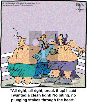 In the Bleachers on Wednesday June 20, 2018 Comic Strip