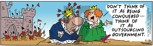 Frank and Ernest on Saturday April 16, 2005 Comic Strip