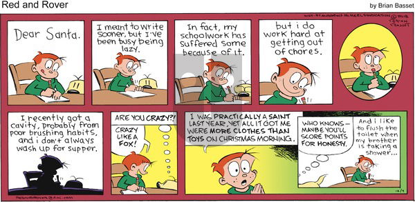 Red and Rover on Sunday December 9, 2018 Comic Strip