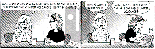 Luann on Thursday September 6, 2001 Comic Strip