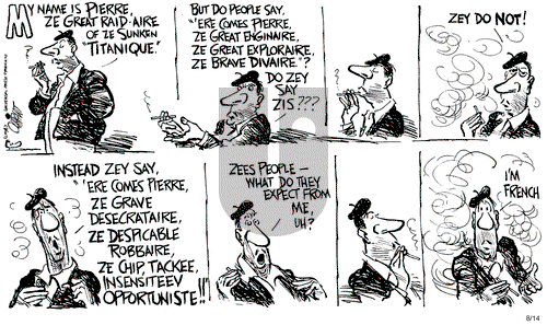 Pat Oliphant on Friday August 14, 1987 Comic Strip