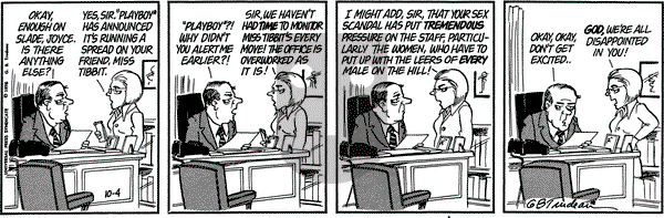 Doonesbury on Monday October 4, 1976 Comic Strip