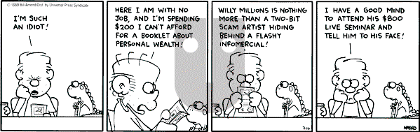 FoxTrot on Saturday July 17, 1999 Comic Strip