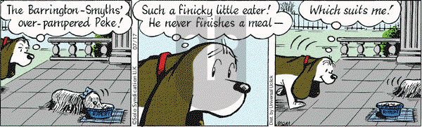 Fred Basset on Friday July 17, 2015 Comic Strip