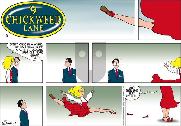9 Chickweed Lane on Sunday August 9, 2015 Comic Strip