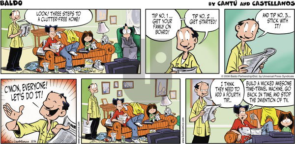 Baldo on Sunday September 14, 2008 Comic Strip