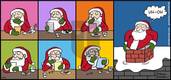 Half Full on Sunday December 22, 2013 Comic Strip