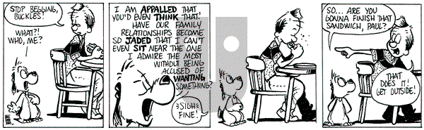 Buckles on Thursday May 29, 2025 Comic Strip