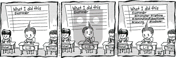 Lio on Saturday September 15, 2018 Comic Strip