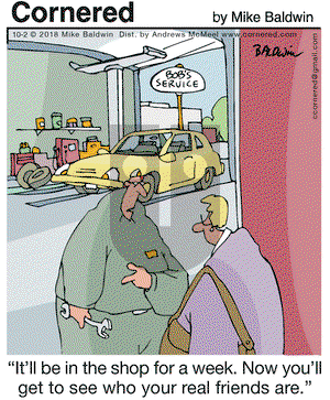 Cornered on Tuesday October 2, 2018 Comic Strip
