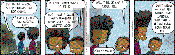 The Boondocks on Wednesday August 23, 2006 Comic Strip