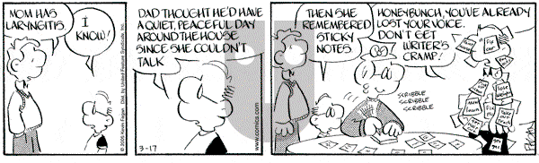 Drabble on Friday March 17, 2006 Comic Strip
