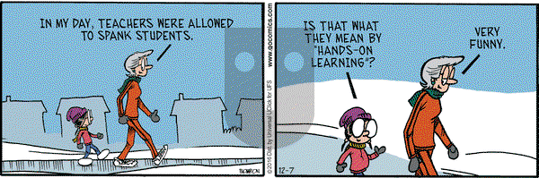 Grand Avenue on Wednesday December 7, 2016 Comic Strip