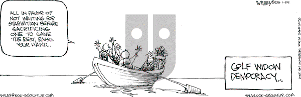 Non Sequitur on Friday January 24, 2003 Comic Strip