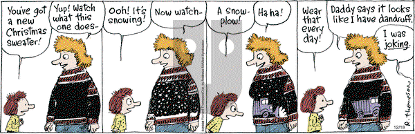 Cul de Sac on Tuesday December 18, 2018 Comic Strip