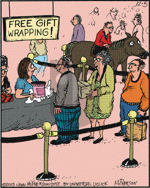 Close to Home on Saturday December 5, 2015 Comic Strip