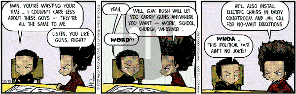 The Boondocks on Thursday May 22, 2008 Comic Strip