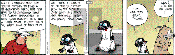 Get Fuzzy on Thursday August 14, 2014 Comic Strip