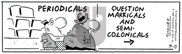 Frank and Ernest on Tuesday September 15, 1998 Comic Strip