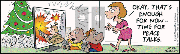 Frank and Ernest on Monday December 26, 2016 Comic Strip