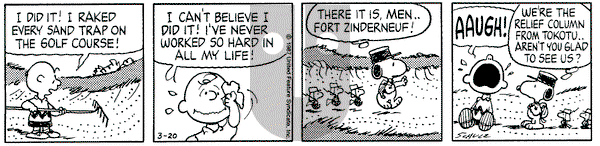 Peanuts on Friday March 20, 1987 Comic Strip