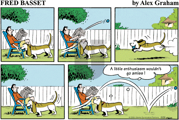 Fred Basset on Monday June 27, 2005 Comic Strip