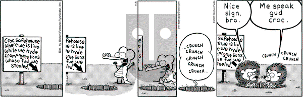 Pearls Before Swine on Monday February 18, 2008 Comic Strip