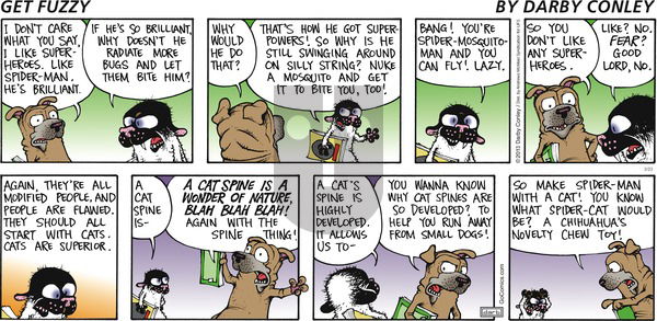Get Fuzzy on Sunday March 23, 2025 Comic Strip