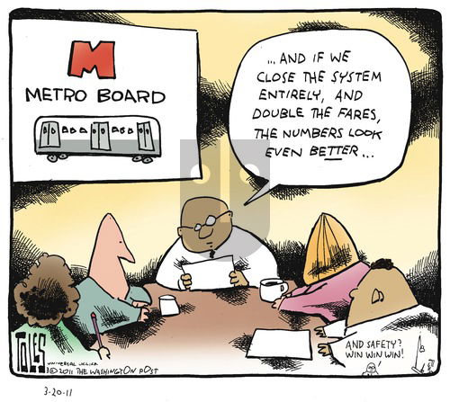Tom Toles on Sunday March 20, 2011 Comic Strip