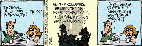 La Cucaracha on Friday November 12, 2010 Comic Strip
