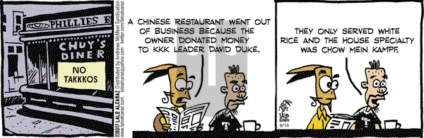 La Cucaracha on Thursday September 14, 2017 Comic Strip