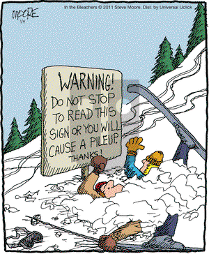 In the Bleachers on Tuesday January 4, 2011 Comic Strip