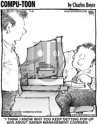 Compu-toon on Monday November 23, 2009 Comic Strip