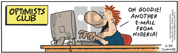 Frank and Ernest on Wednesday May 30, 2007 Comic Strip