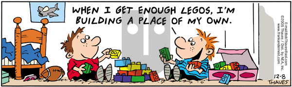 Frank and Ernest - Thursday December 8, 2005 Comic Strip