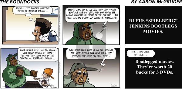 The Boondocks on Thursday November 10, 2005 Comic Strip