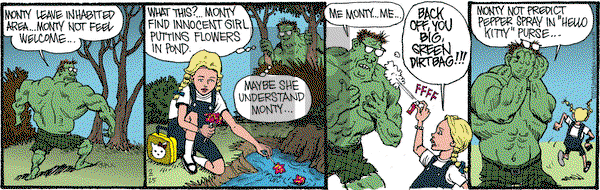 Monty on Wednesday February 25, 2015 Comic Strip