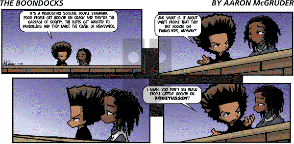 The Boondocks on Sunday June 12, 2011 Comic Strip