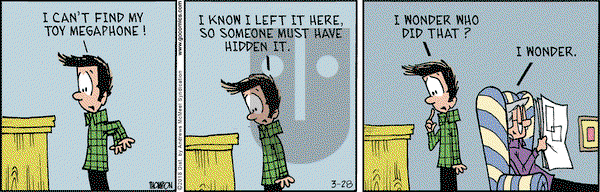 Grand Avenue on Wednesday March 28, 2018 Comic Strip