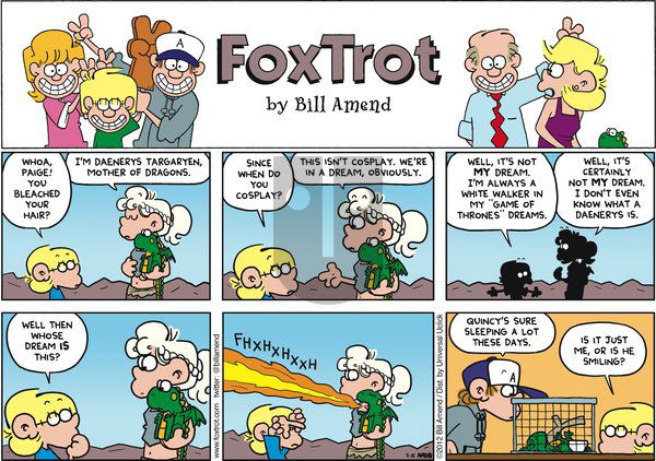FoxTrot on Sunday July 15, 2012 Comic Strip