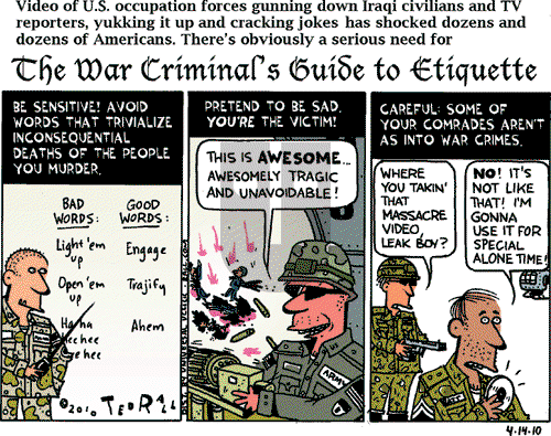 Ted Rall on Wednesday April 14, 2010 Comic Strip
