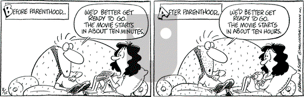 Baby Blues on Saturday August 25, 1990 Comic Strip