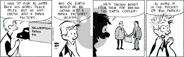 Lucky Cow on Monday November 5, 2007 Comic Strip