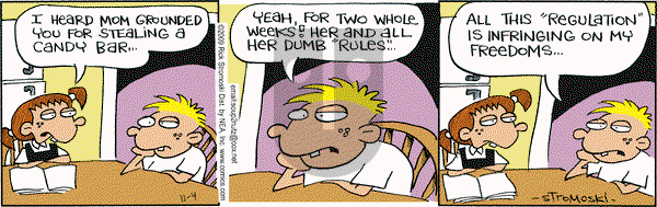 Soup to Nutz - Old on Wednesday November 4, 2009 Comic Strip