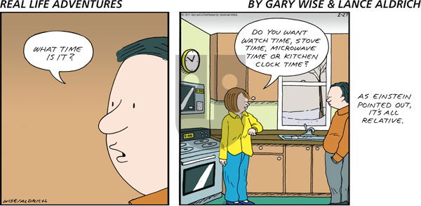 Real Life Adventures on Sunday February 27, 2011 Comic Strip