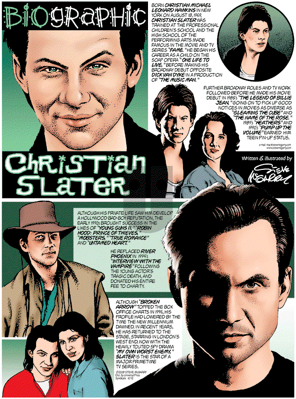 Biographic on Sunday October 12, 2008 Comic Strip