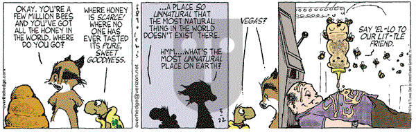 Over the Hedge on Tuesday May 22, 2007 Comic Strip