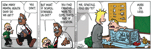 Frazz on Monday November 29, 2004 Comic Strip
